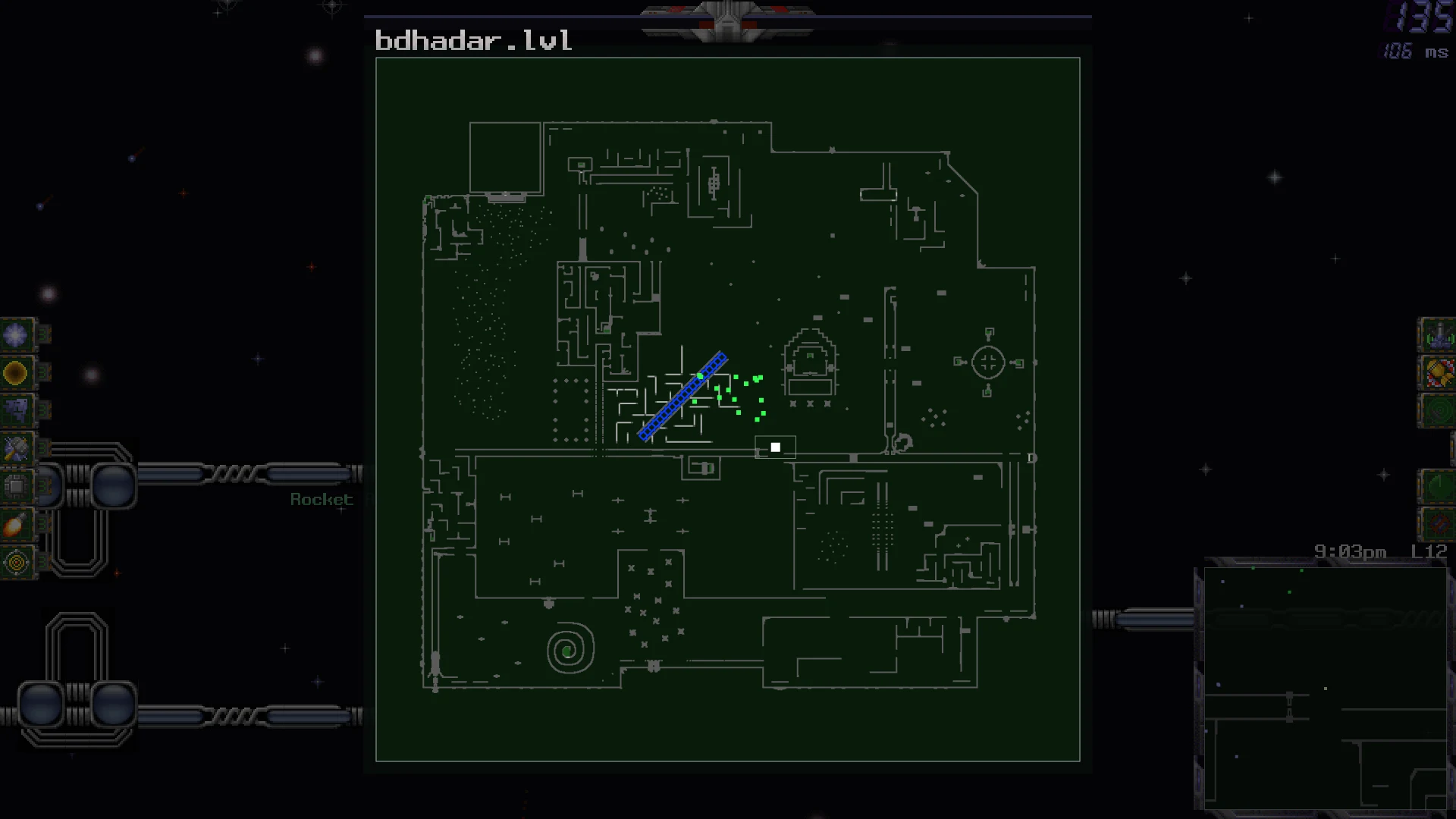 Hold Alt: the whole Chaos map, every pilot a dot